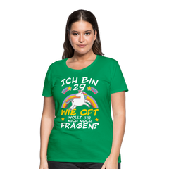 29 Einhorn | Frauen Premium T-Shirt - Kelly Green