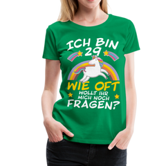 29 Einhorn | Frauen Premium T-Shirt - Kelly Green
