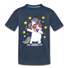 Dab Einhorn | Kinder Premium T-Shirt - Navy