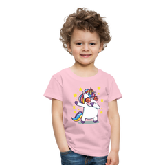 Dab Einhorn | Kinder Premium T-Shirt - Hellrosa