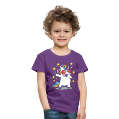 Dab Einhorn | Kinder Premium T-Shirt - Lila