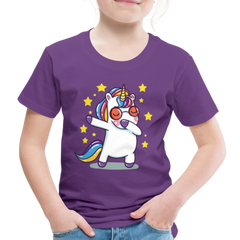Dab Einhorn | Kinder Premium T-Shirt - Lila