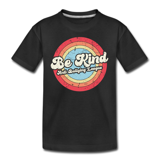 Be Kind Anti-Bullying League | Kinder Premium Bio T-Shirt - Schwarz
