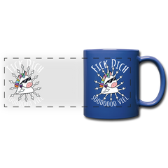 Panoramatasse farbig - Royalblau