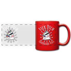 Panoramatasse farbig - Rot