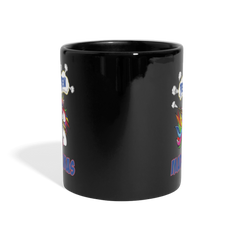 Pew Pew Madafakas Einhorn | Einfarbige Tasse - Schwarz