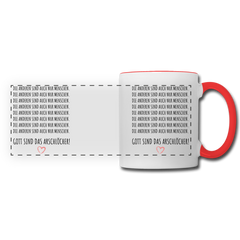 Die anderen sind auch nur Menschen - Weiß/Rot