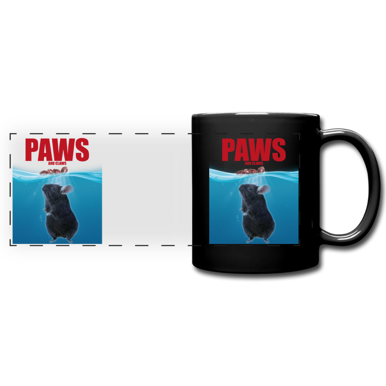 Paws Chinchilla | Tasse einfarbig - Schwarz