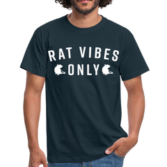 Rat Vibes Only | Männer T-Shirt - Navy