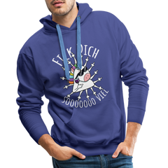 Fick Dich Einhorn | Men’s Premium Hoodie - Königsblau