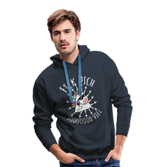 Fick Dich Einhorn | Men’s Premium Hoodie - Navy