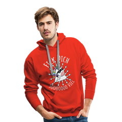 Fick Dich Einhorn | Men’s Premium Hoodie - Rot