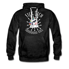 Fick Dich Einhorn | Men’s Premium Hoodie - Anthrazit