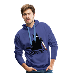 Meow Murder Cat | Men’s Premium Hoodie - Königsblau