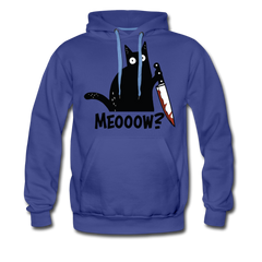 Meow Murder Cat | Men’s Premium Hoodie - Königsblau
