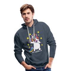 Dab Einhorn | Men’s Premium Hoodie - Jeansblau