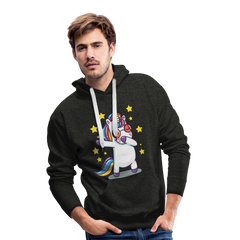 Dab Einhorn | Men’s Premium Hoodie - Anthrazit