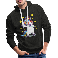 Dab Einhorn | Men’s Premium Hoodie - Anthrazit