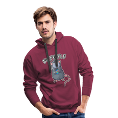 Ew People Ratte | Men’s Premium Hoodie - Bordeaux