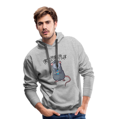 Ew People Ratte | Men’s Premium Hoodie - Grau meliert