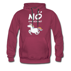 Nö Einhorn | Men’s Premium Hoodie - Bordeaux