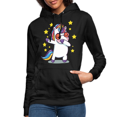 Dab Einhorn | Frauen Hoodie - Schwarz