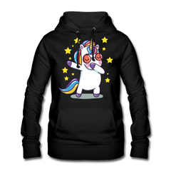 Dab Einhorn | Frauen Hoodie - Schwarz