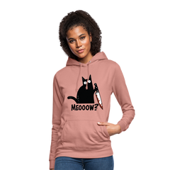 Meow Murder Cat | Frauen Hoodie - Altrosa