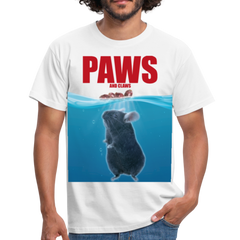 Paws Chinchilla | Männer T-Shirt - Weiß