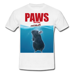 Paws Chinchilla | Männer T-Shirt - Weiß