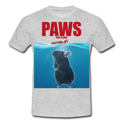 Paws Chinchilla | Männer T-Shirt - Grau meliert