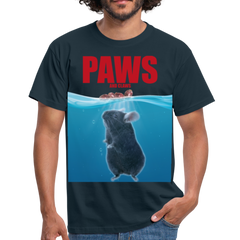 Paws Chinchilla | Männer T-Shirt - Navy
