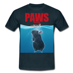 Paws Chinchilla | Männer T-Shirt - Navy