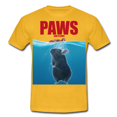Paws Chinchilla | Männer T-Shirt - Gelb