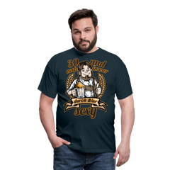 Lustiger Spruch 30. Geburtstag Bier | Männer T-Shirt - Navy