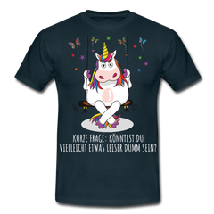 Freches Einhorn | Männer T-Shirt - Navy