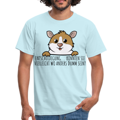 Freches Meerschweinchen | Männer T-Shirt - Sky