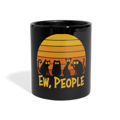 Panoramatasse farbig - Schwarz