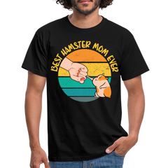 Best Hamster Mum Ever | Männer T-Shirt - Schwarz