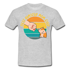 Best Hamster Mum Ever | Männer T-Shirt - Grau meliert