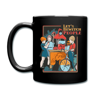 Let's Bewitch People | Tasse einfarbig - Schwarz