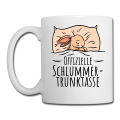 Offizielle Schlummertrunktasse | Tasse einfarbig - Weiß