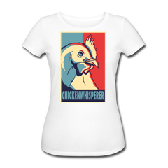 Hühnerflüsterin | Frauen Bio T-Shirt - Weiß