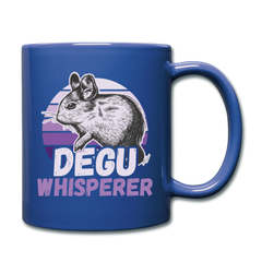 Degu Whisperer | Tasse einfarbig - Royalblau
