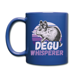Degu Whisperer | Tasse einfarbig - Royalblau