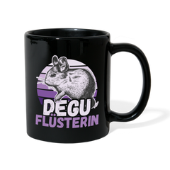 Degu Flüsterin | Tasse einfarbig - Schwarz
