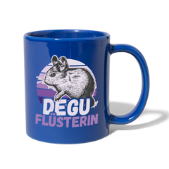 Degu Flüsterin | Tasse einfarbig - Royalblau