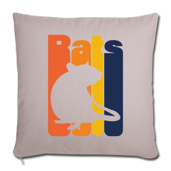 Rats | Sofakissenbezug 44 x 44 cm - helles Taupe