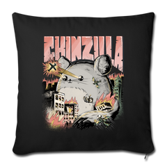 Chinzilla | Sofakissenbezug 44 x 44 cm - Schwarz