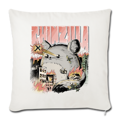 Chinzilla | Sofakissenbezug 44 x 44 cm - Naturweiß